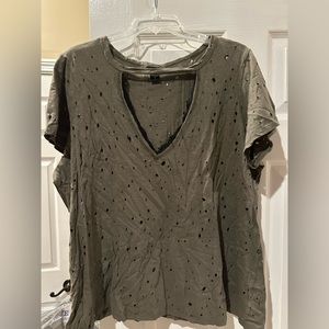 Olive Green Torrid Shirt Size 1